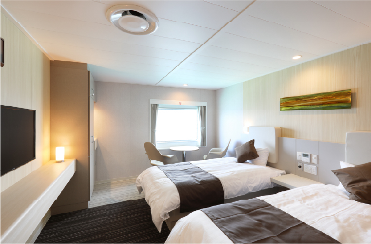 まるでホテルのように多彩な客室から選ぶ