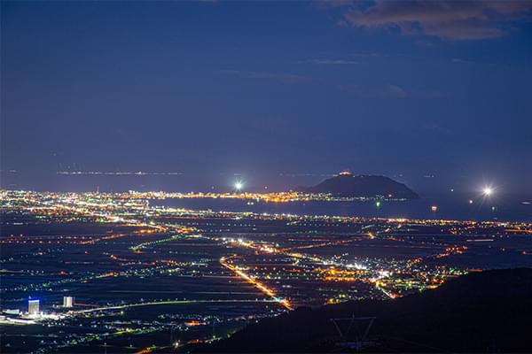 裏夜景〜きじひき高原 パノラマ展望台〜