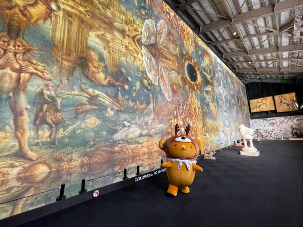 新冠町 世界最大級の超巨大油絵に出会える”ディマシオ美術館 