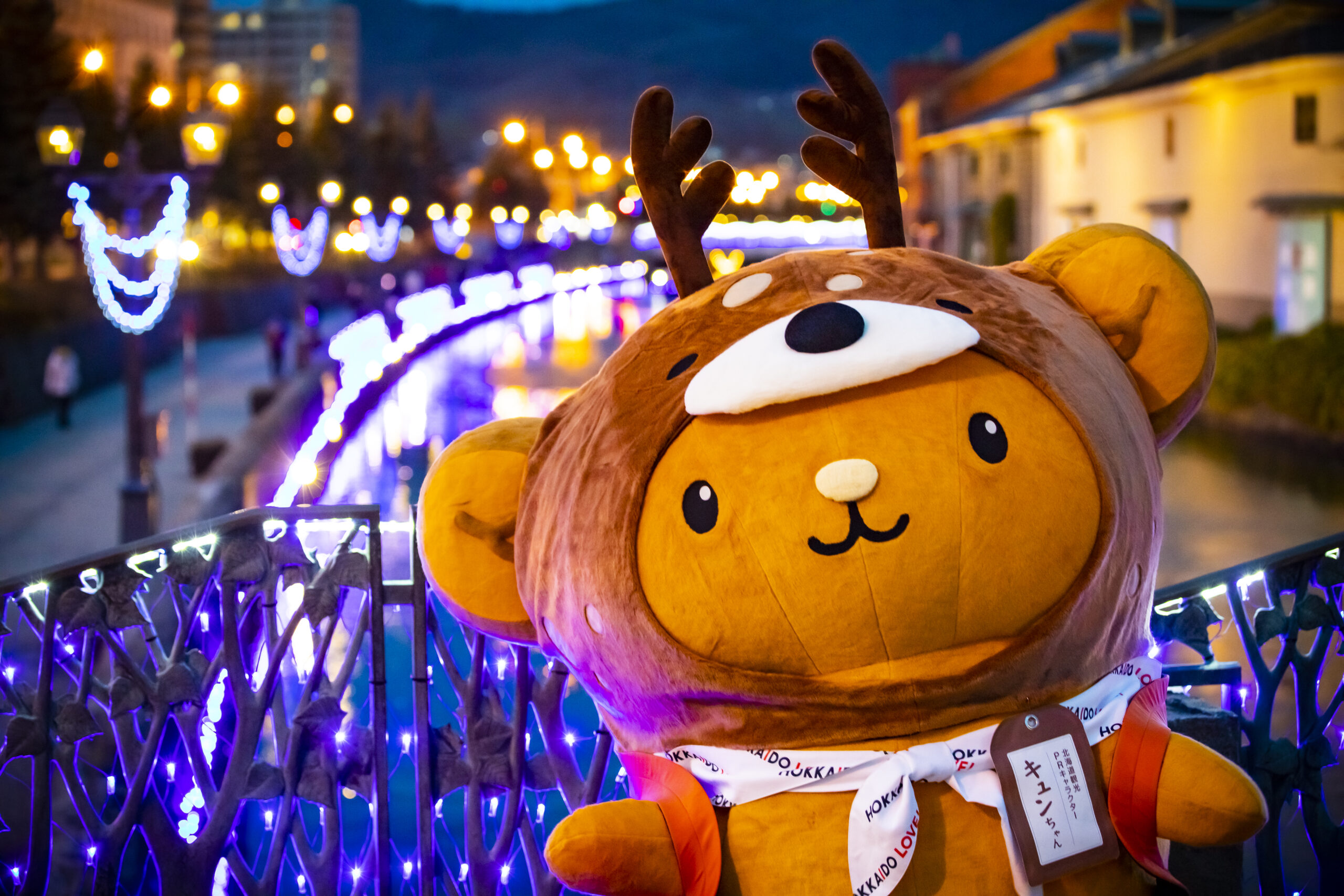 冬の小樽で定番よあそび♪～青い運河と北海道三大夜景～